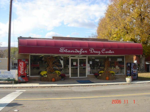 Standefer Drug Center storefront in Pikeville